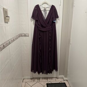 Elegant Purple Bridesmaid Dress NWT